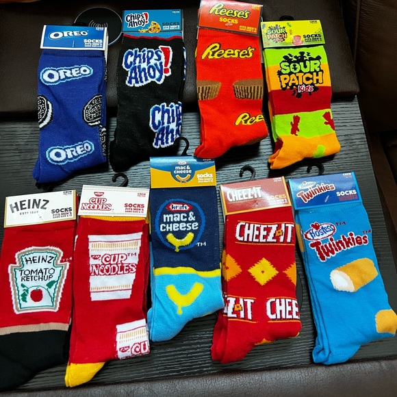 Odd Sox Cheez-It Crew Socks - NWT - Picture 2 of 2